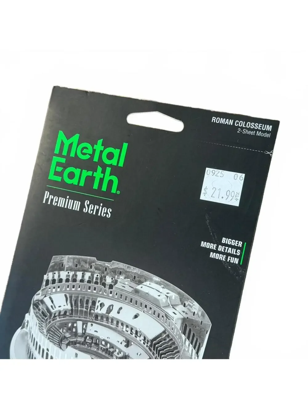 Metal Earth Premium Series Roman Colosseum Steel Model Kit New Sealed ICX025